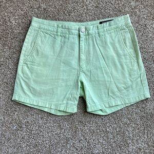 Bonobos Lime Green Pastel Washed Chino Shorts